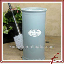 new fashion ceramic embossment toilet brush holder